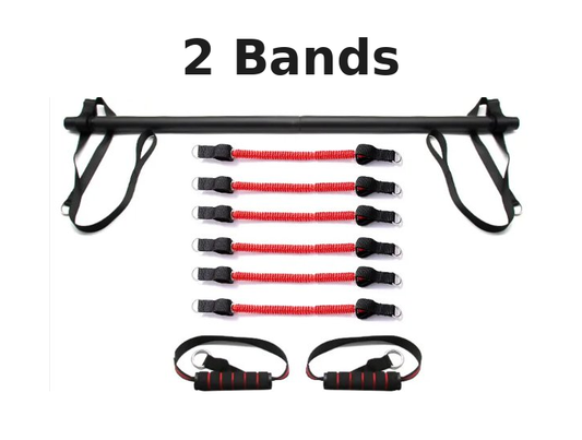 Pilates Bar Kit With Resistance Bands (beginner)