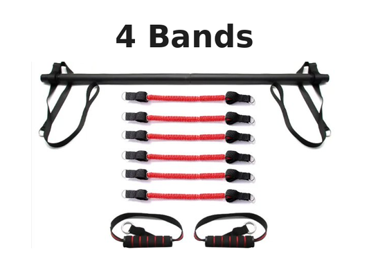 Pilates Bar Kit With Resistance Bands (Intermediate)