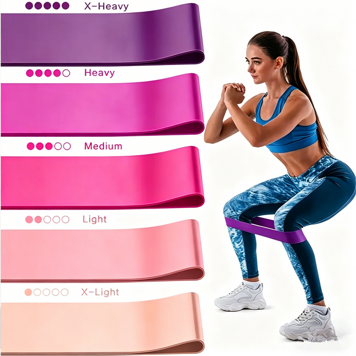 StrengthLab Resistance Loop Bands — Set of 5