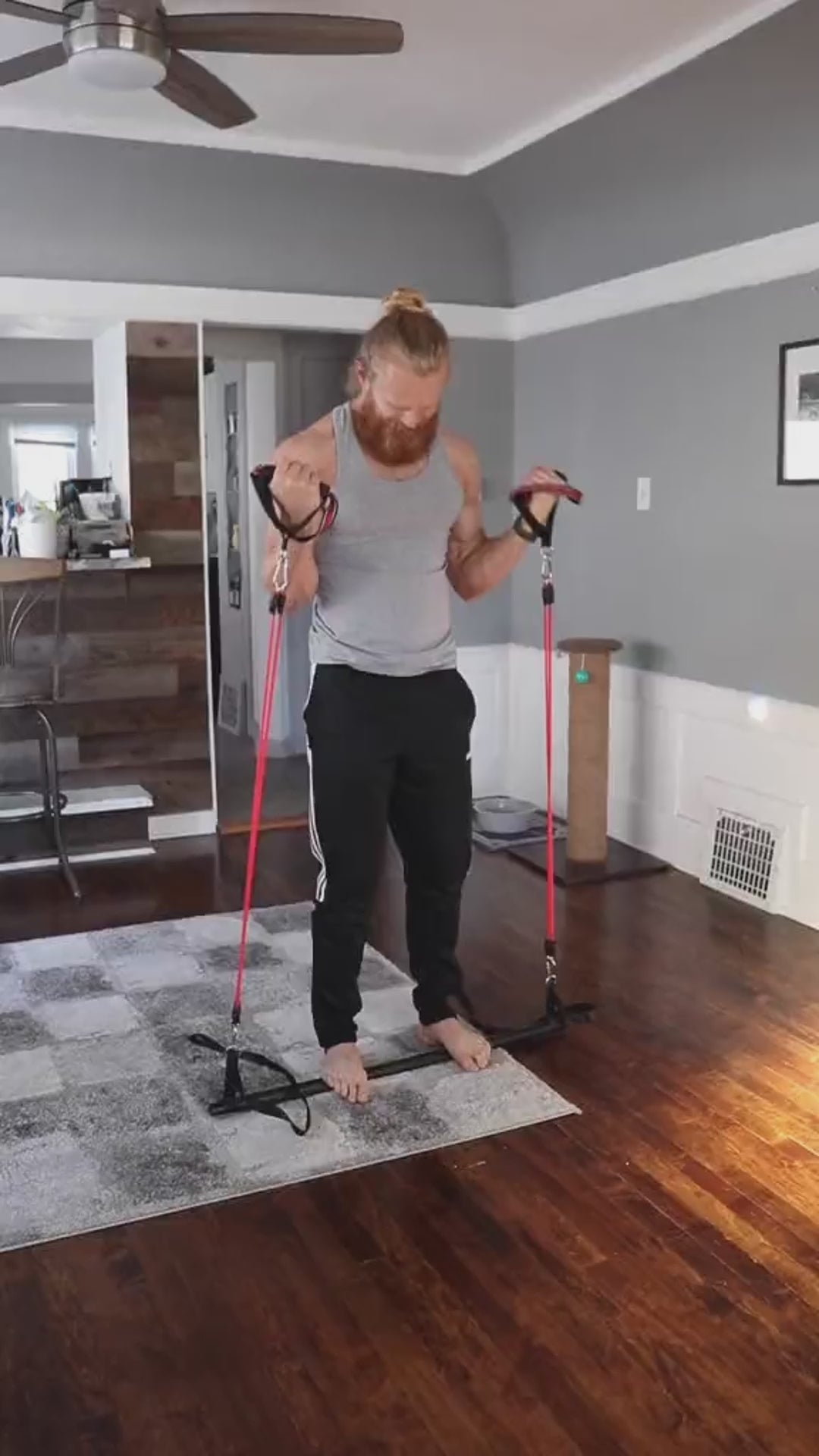 Pilates Bar Kit With Resistance Bands